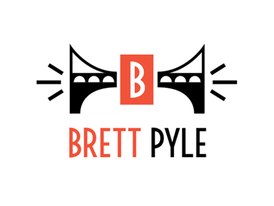 Brett Pyle logo branding concept logo vector