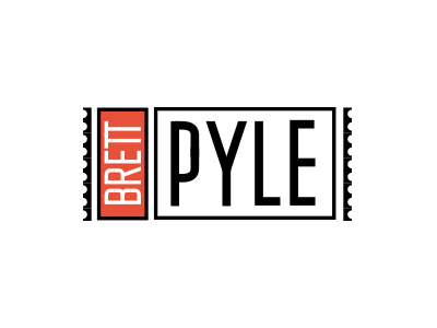 Brett Pyle logo 2 branding concept logo vector