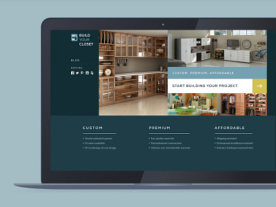 Build Your Closet Homepage