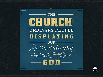 The Church Series Graphic affinity designer church lettering marketing promotional script