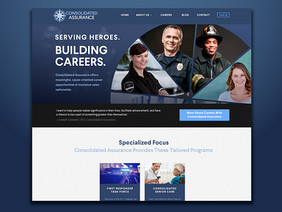 Consolidated Assurance homepage