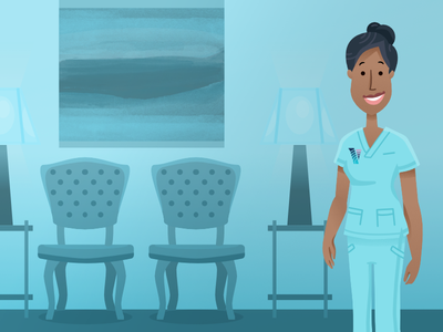 Videre Sonographer Illustration