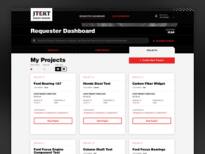 JTEKT Project Dashboard