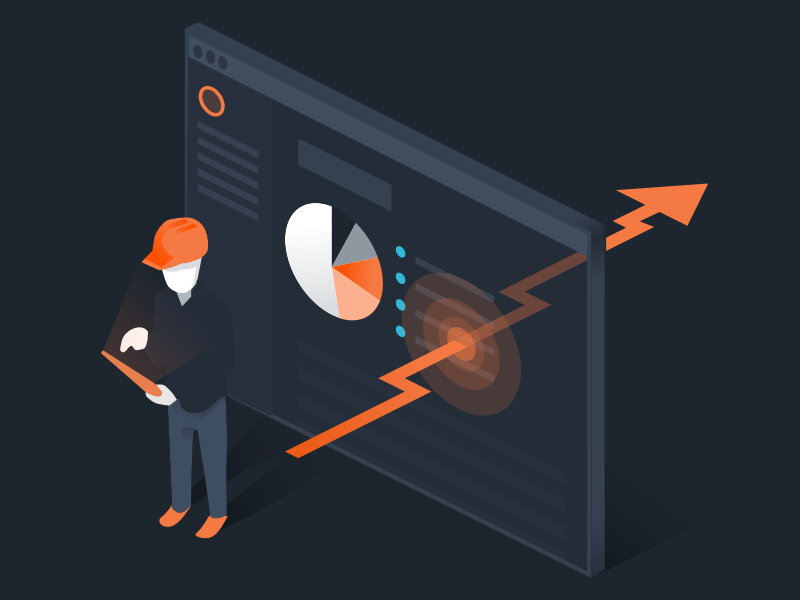 Worthwhile heavy industry innovation affinity designer worthwhile isometric marketing vector illustration