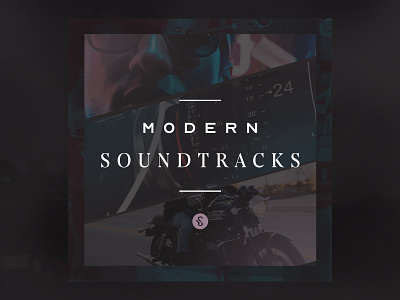 Modern Soundtracks Album Cover affinity designer album covers music spotify typography