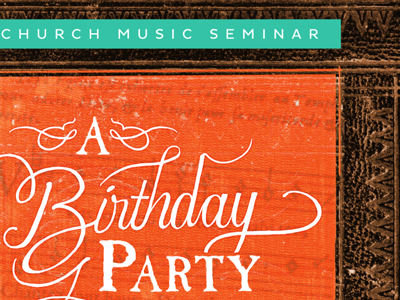 Church Music Seminar Poster