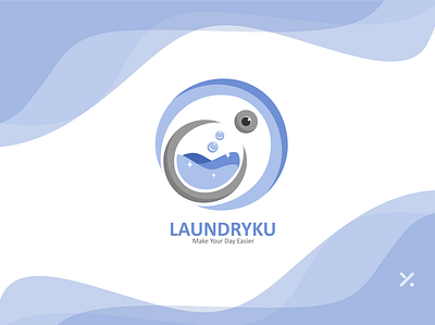 Laundryku #1 coreldraw laundry logo logo design washing