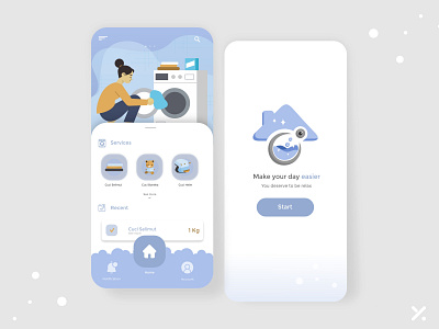 Laundry app design laundry ui ux ui design