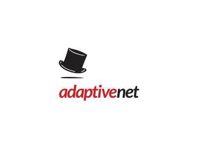 Adaptivenet hat hosting it logo net server shadow