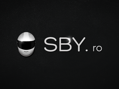 Sby.ro logo blogger helmet logo romanian