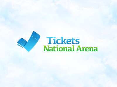 Tickets National Arena arena blue green ticket