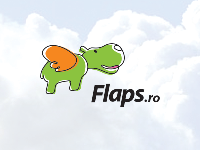 Flaps flying hippo hippopotamus travel wings