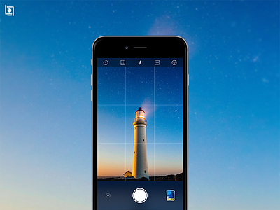 Camera Interface camera icons lighthouse photos tailored ui