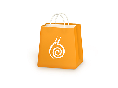 Snail Store bag orange snail snailgame