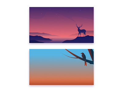 Night & Morning illustration