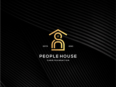 PEOPLE HOUSE CARE FOUNDATION LOGO DESIGN