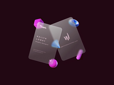 Glass Card branding flat graphic design logo minimal ui ux vector web website