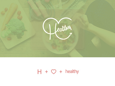 Healthy Food branding design illustration logo minimal typography ui vector