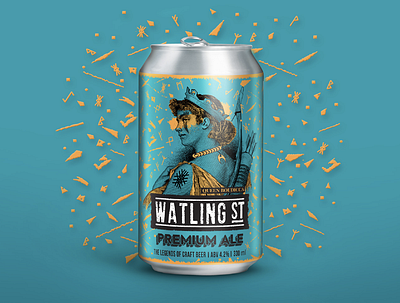 WATLING ST. BEER UPGRADE beer branding design illustration logo packaging design typography