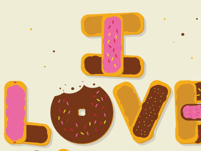 Donut/Doughnut Love donuts doughnuts! illustration type