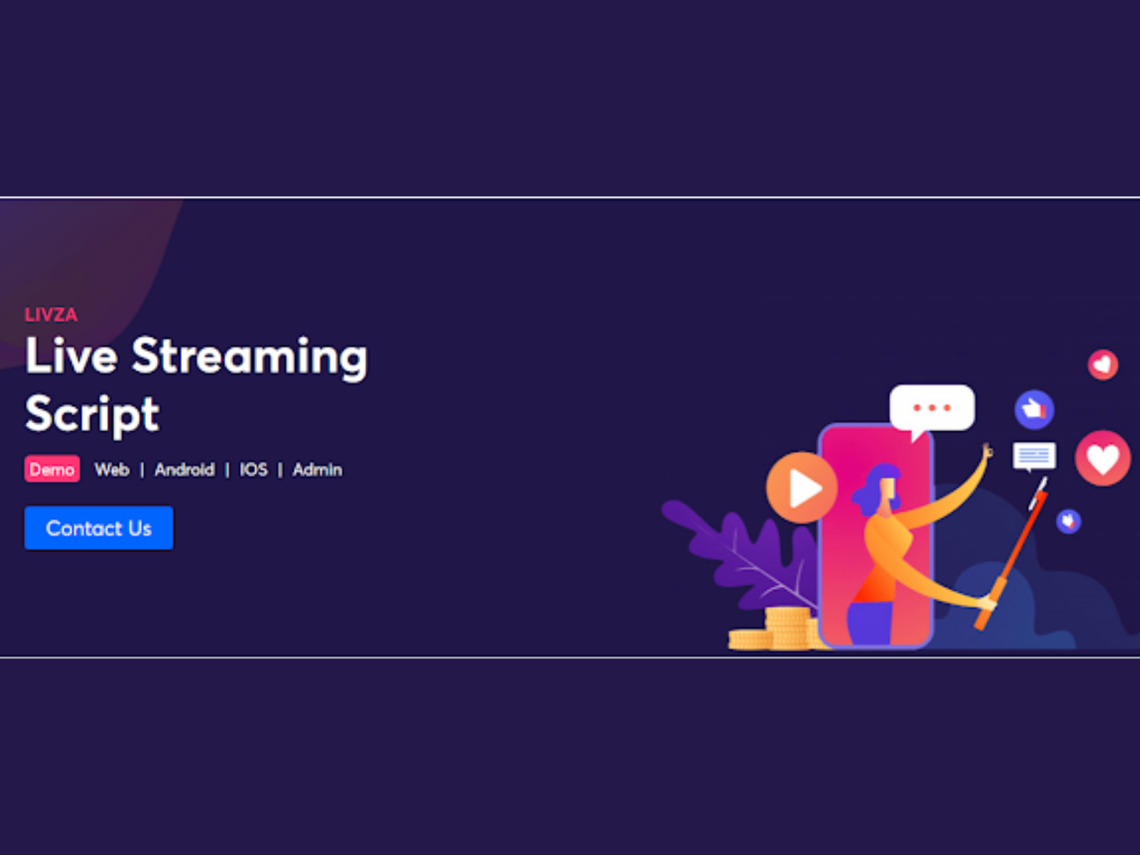 Live streaming app using bigo live clone (w) latest technologies by ...