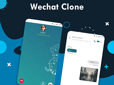 Entice smartphone users by launching an app like wechat wechat app clone wechat clone wechat clone script