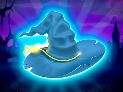 Wizard`s Hat icon logo vector