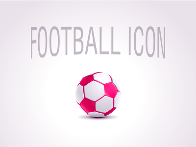 Football Pink Icon icon vector