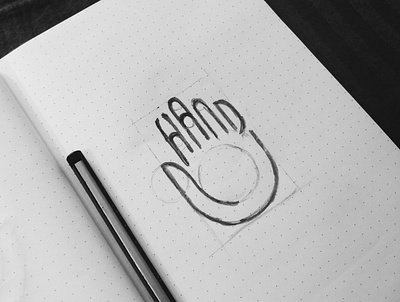 Hand Sketch branding drawing experiment logo logo sketch logotype mark minimal monogram typography