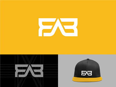 FAB Logotype branding clever logo logo mark logomark logos logotype logotypes mark minimal monogram typography wordmark