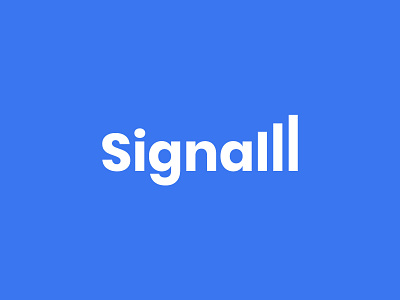 Signal | Wordmark branding clever cleverlogo icon logo logotype mark minimal network signal signal app typography wordmark