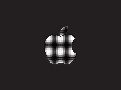 DOTBRANDS | Apple Logo apple brand dot dotart font ios iphone logo mac mark minimal