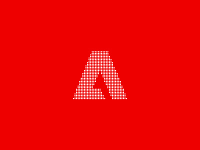 DOTBRANDS | Adobe Logo adobe apple brand dot dotart font logo mac mark minimal red