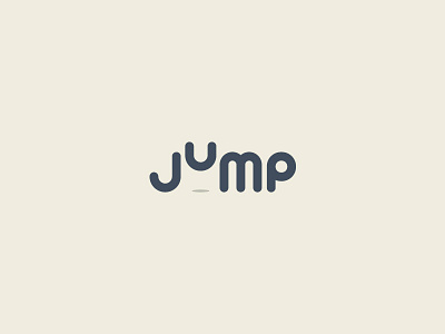 Jump | Wordmark clover clover logos dive jump jumping logos mark logo logotype letter minimal monogram wordmark