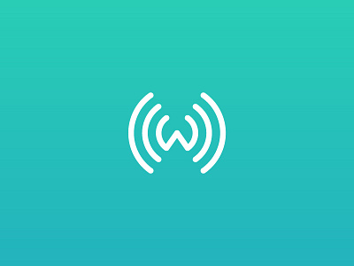 Logo | Wayanad Wide Wifi brand mark clever creative logos hill inspiring logo logotype minimal network signal w wifi logo