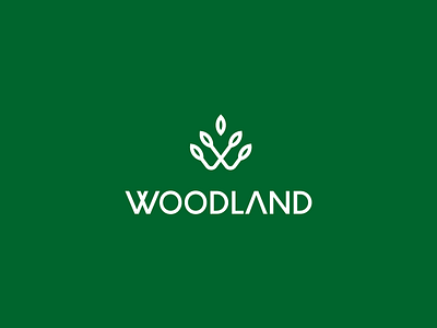 Woodland | Rebrand logo branding forest leather logo logodesign logos logotype mark minimal typography wood woodland