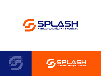 Splash | Logo design custom type electrical logo icon logo mark logotype s s logo s mark