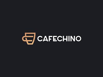 Cafechino Logo (Unused) branding cafe cafe logo cafe mark coffee logo logos logotype mark minimal typography