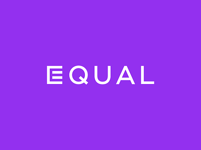 Equal | Wordmark clever e logo e wordmark equal equal logo font logo logo mark logotype mark minimal monogram typography wordmark
