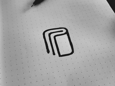 Passbook logo Sketch book logo branding icon line logo logo logo concept logo sketch mark minimal passbook sketch sketchbook