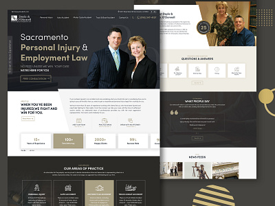 Law Firm Landing Page landing page design landingpage newdesign resume ui design website design websites webui