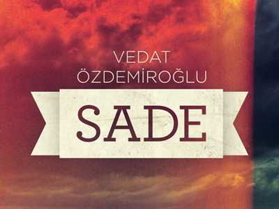 Vedat Ozdemiroglu - Sade / Book Cover / Final april book cover kitap turkey turkish