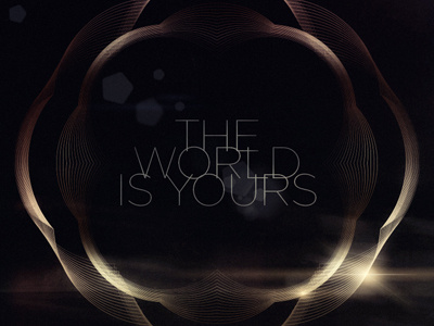 The World is Yours al pacino graphic design scarface the world is yours tony montana typography