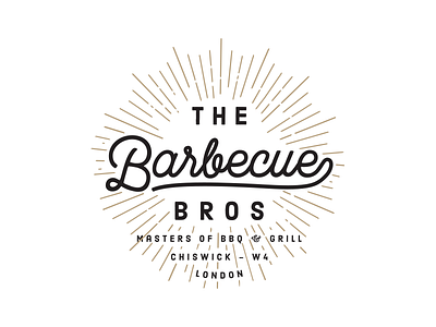 Barbecue Bros barbecue bbq branding bro handwritten hipster lettering logo london tag typography wordmark