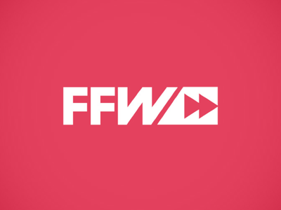 FFW - FastForward Logo fast ffw forward kutan logo music sound typography ural