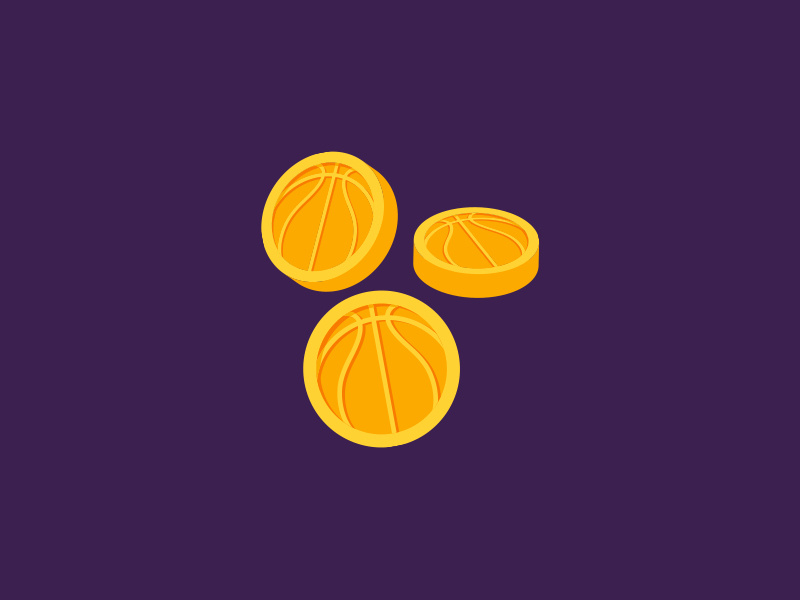 Basketball Coins gold betting bet money app ball basket basketball coin icon