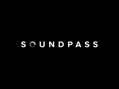 Soundpass Logo audio brand branding gradient icon logo logotype london mark sound typography ui