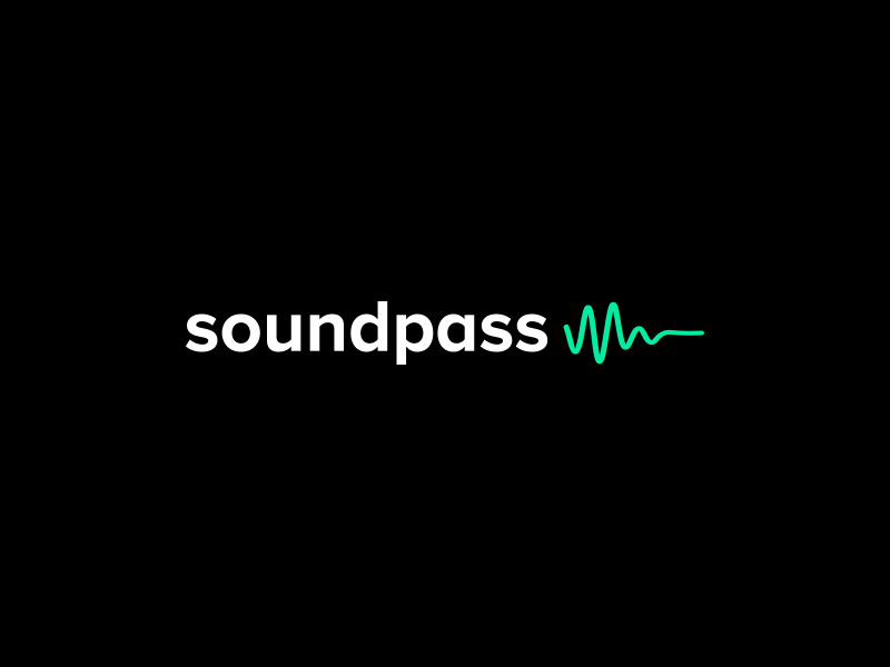 Soundpass Logo - 2 london ui gradient audio sound brand typography mark icon logotype branding logo