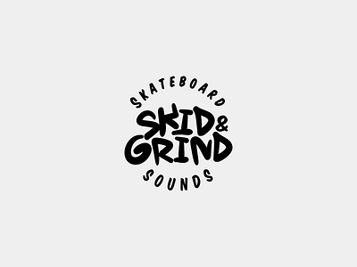 Soundsnap Typography #3 - Skid & Grind branding design grind icon kutanural logo misto skateboard skid sound sounsnap typography vector