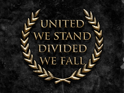 united we stand divided we fall tattoo